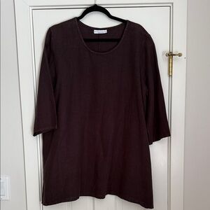 bryn Walker 100% Linen Tunic Top